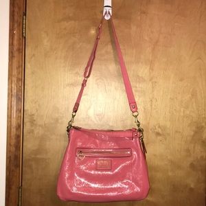 Coach Pink Patent leather shoulder/crossbody bag